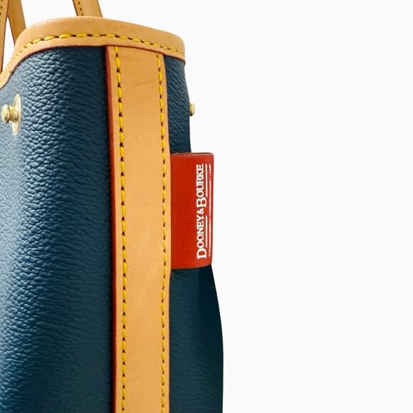 Vintage Dooney & Bourke Robert F. Kennedy Human Rights Blue Leather Bag - Picture 7 of 13